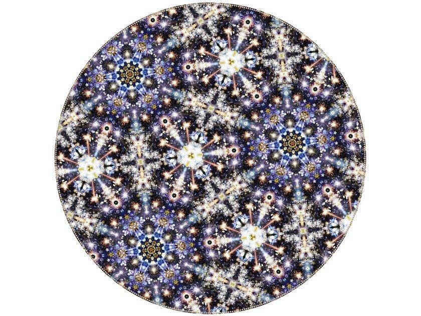 FESTIVAL MIDNIGHT Patterned round rug