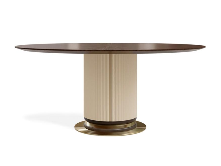 PR.404 Round walnut table