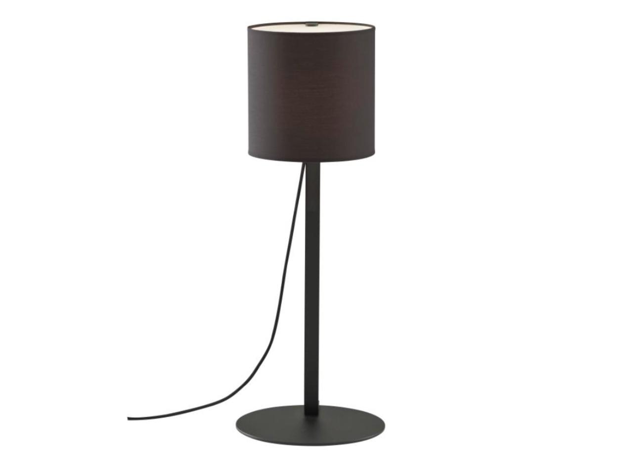 MAGNET LAMP Table lamp with steel base and cotton shade MAGNET LAMP Table lamp with steel base and cotton shade