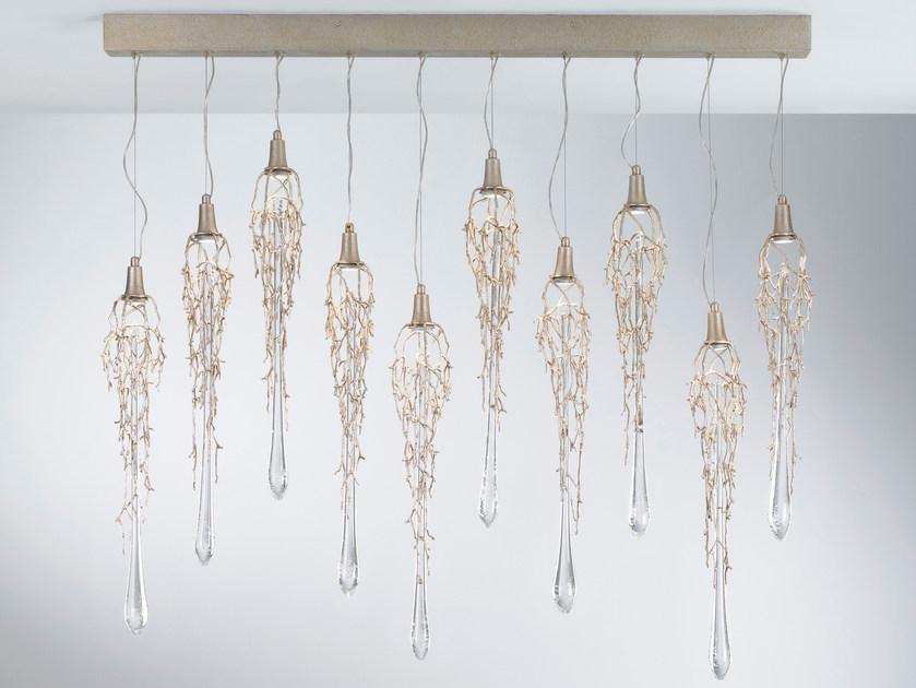 LIQUID CT3333/10 Handmade bronze pendant lamp