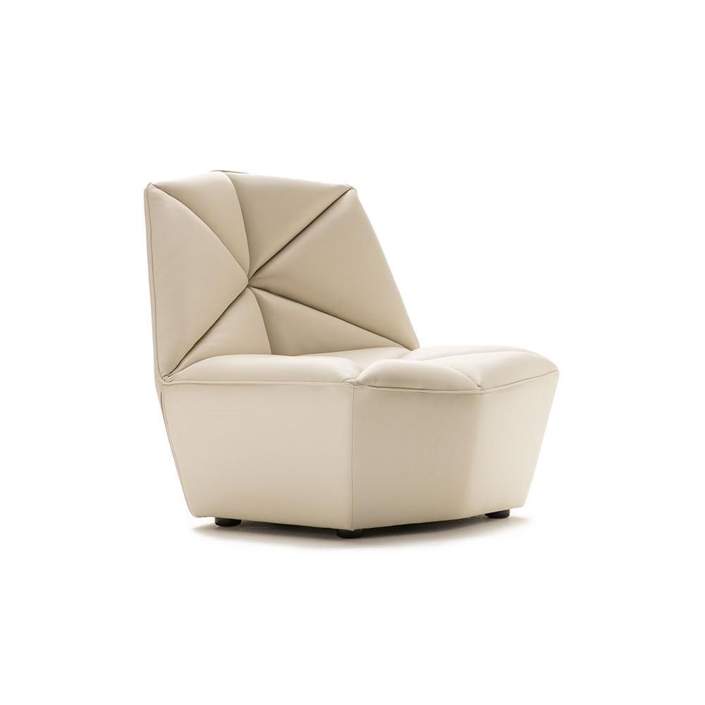 GOSSIP Leather armchair