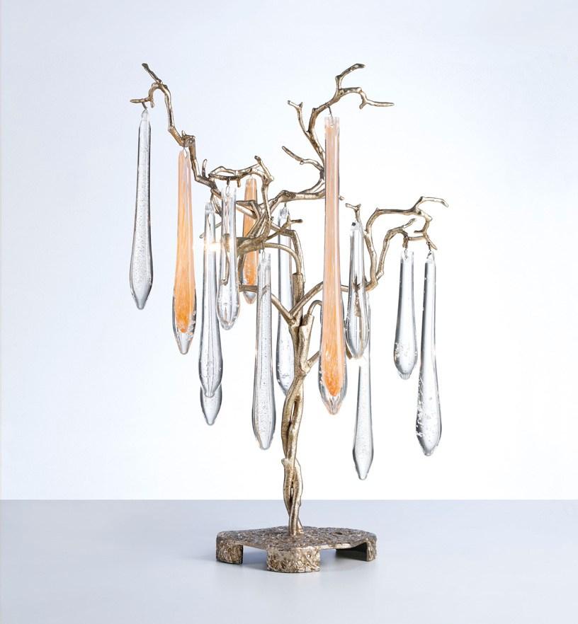 AQUA 6026 Halogen handmade bronze table lamp