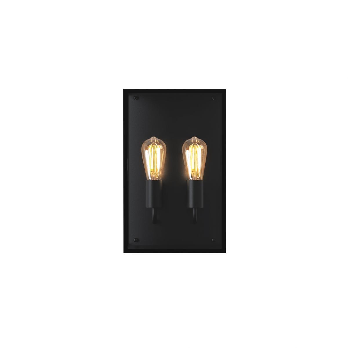 MESSINA TWIN Contemporary style LED indirect light stainless steel Outdoor wall Lamp