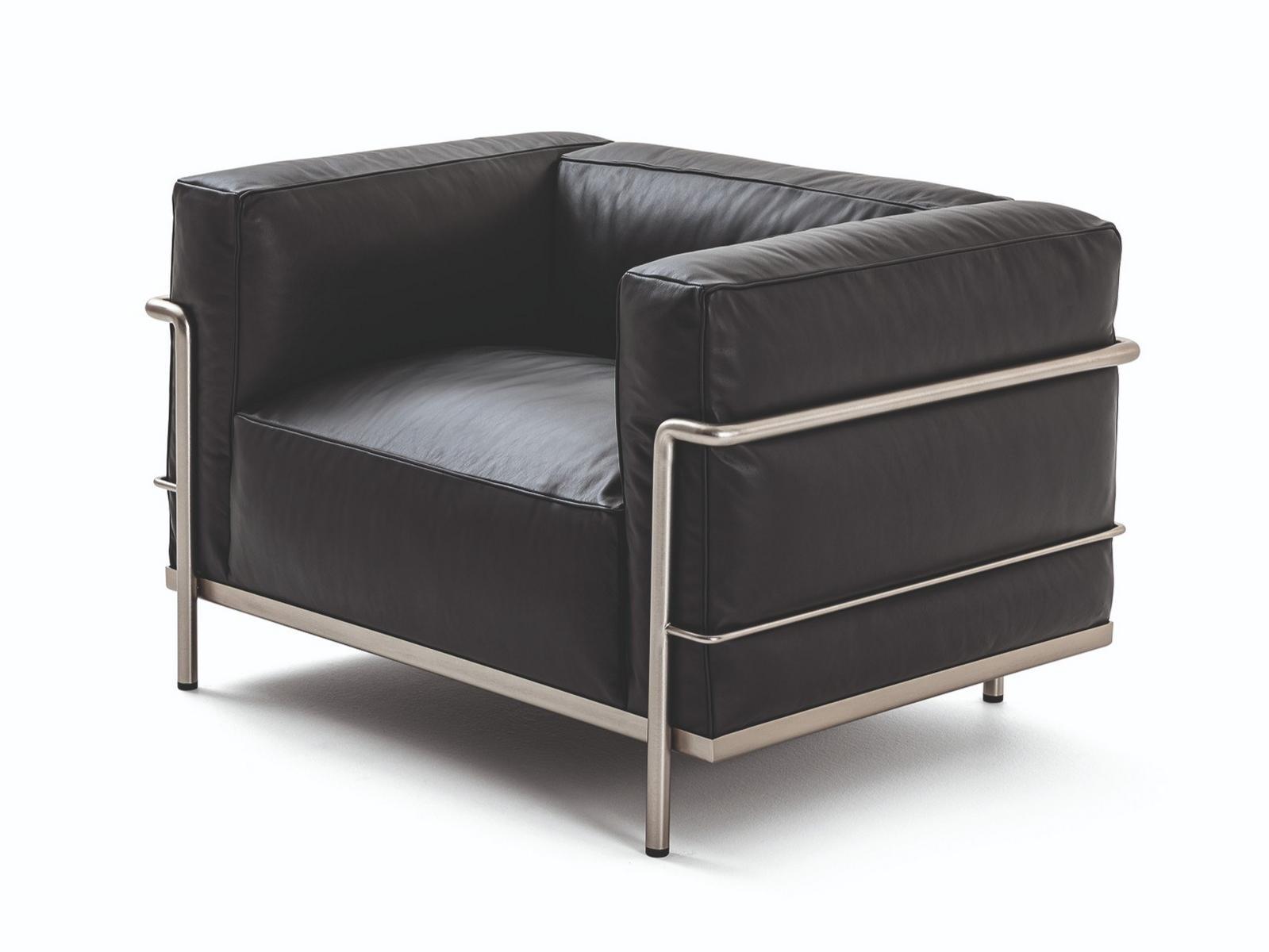 003 LC3 FAUTEUIL GRAND CONFORT DURABLE Armchair with armrests