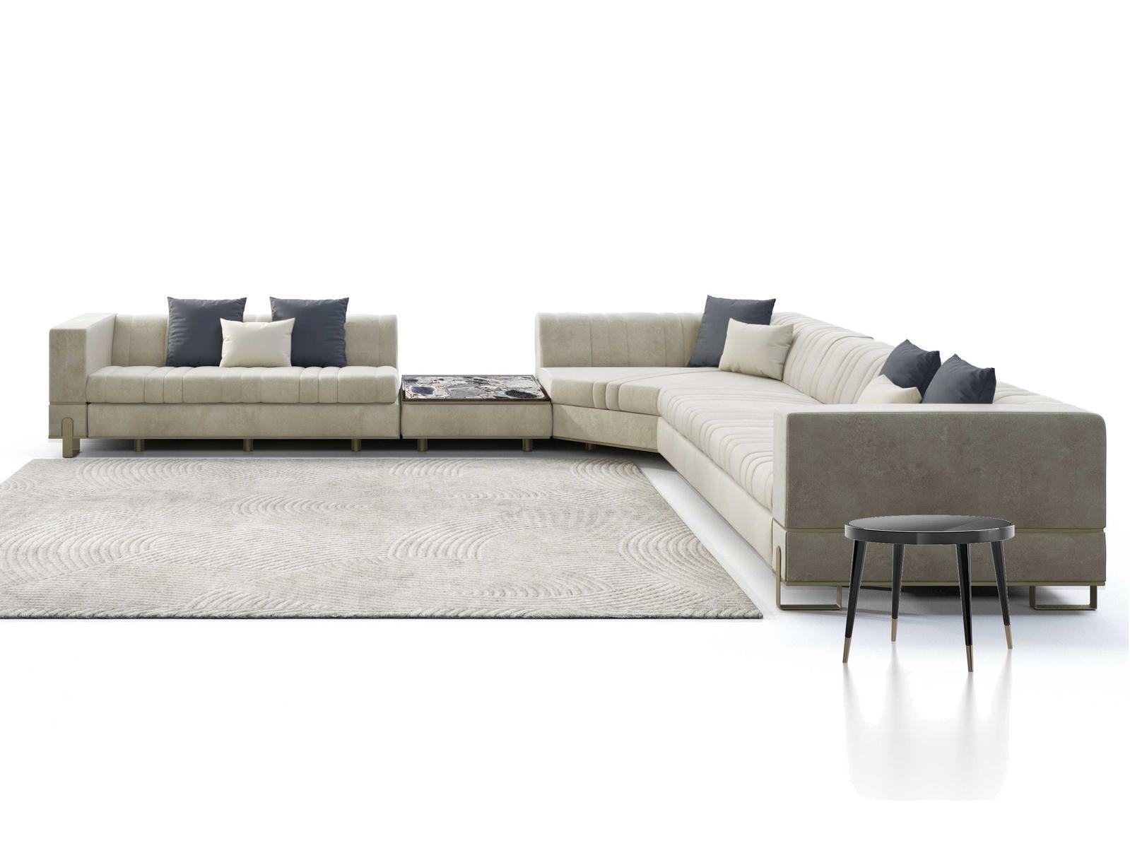 GRAND Corner sectional fabric sofa