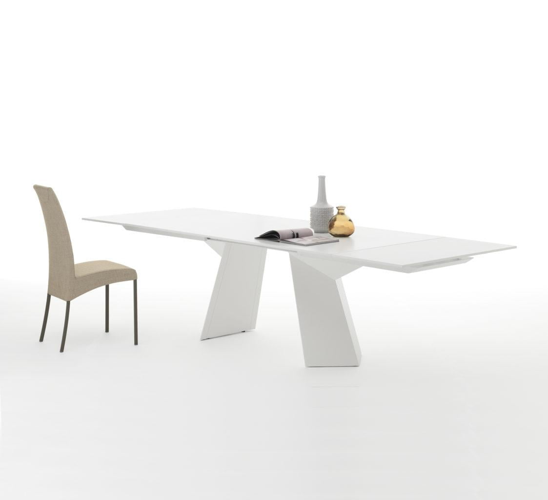 FIANDRE Rectangular tempered glass table