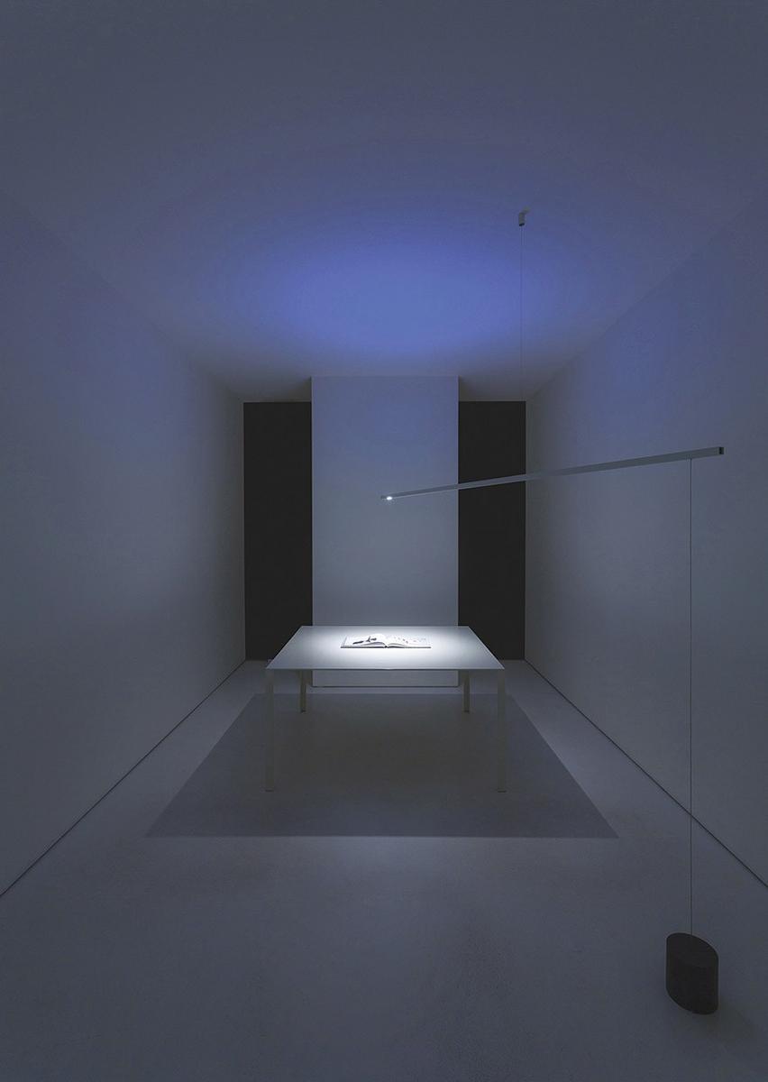 FOSBURY LED metal suspension / floor lamp