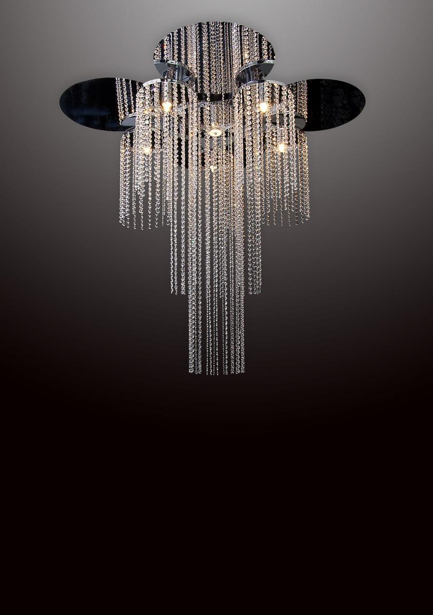 OPUS C5+1 Metal ceiling lamp with crystals OPUS C5+1 Metal ceiling lamp with crystals