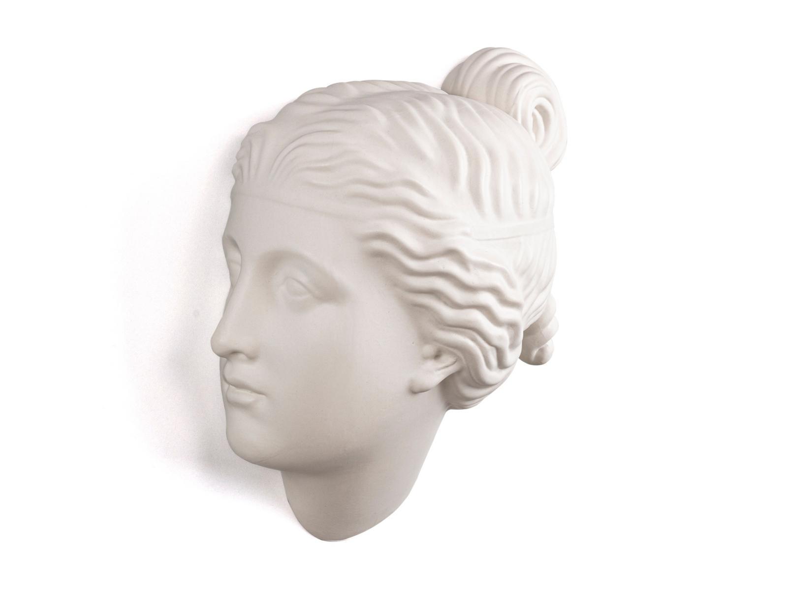 NYMPH HEAD Porcelain wall decor item