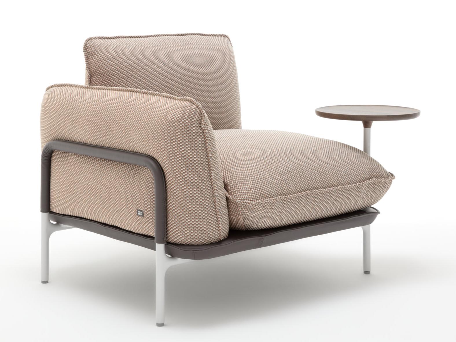 515 ADDIT Fabric armchair with armrests
