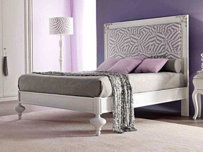 LINDA Full size bed with upholstered headboard