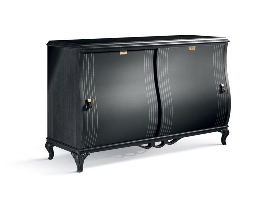 5707 Wooden sideboard with sliding doors