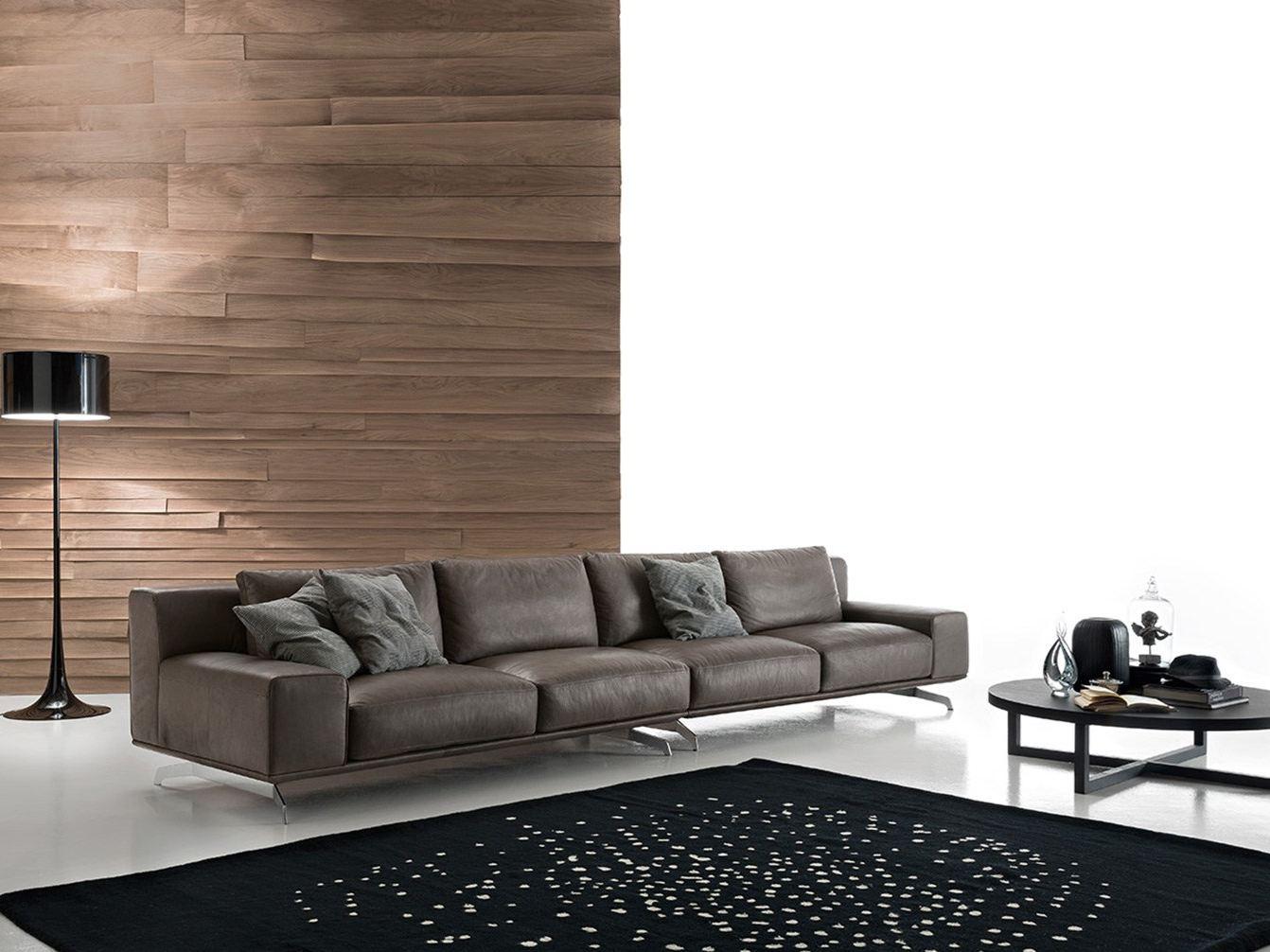 DALTON LEATHER Sectional Eco-leather sofa