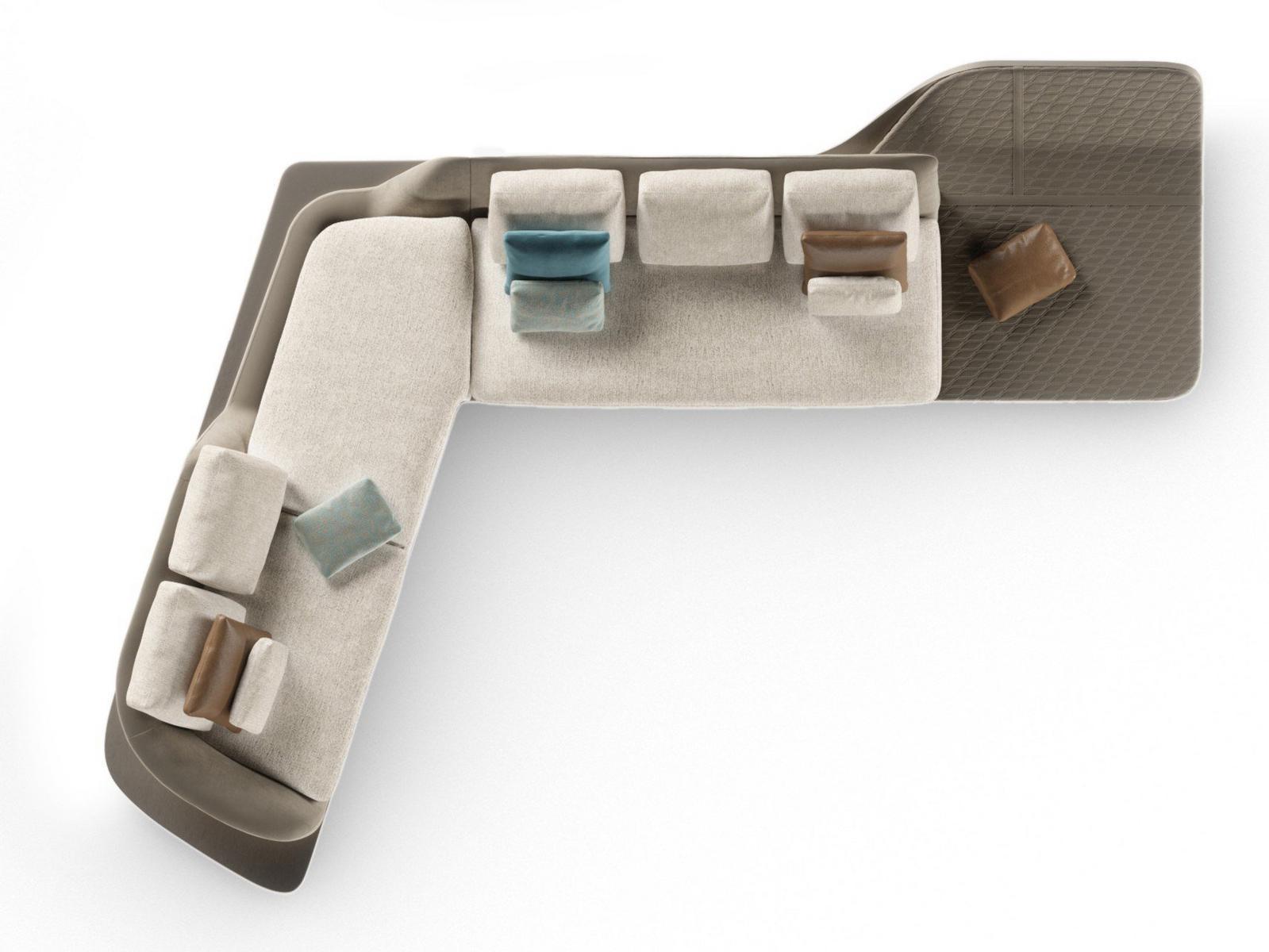 SEGNO Leather sofa with chaise longue SEGNO Leather sofa with chaise longue