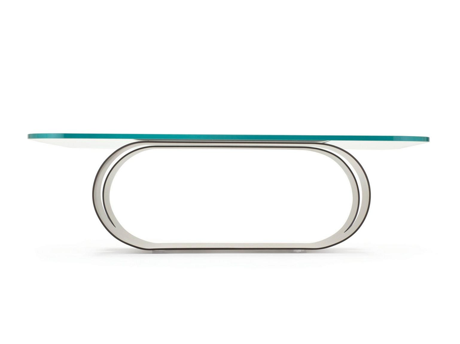 RING Glass coffee table