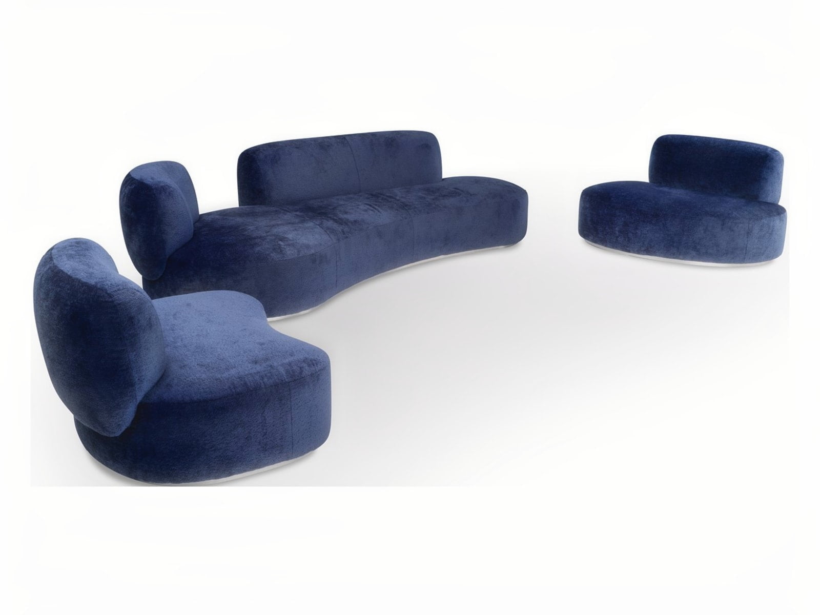 I SASSI Organically shaped modular I Sassi Collection encourages conversation, offers comfort, and provides versatile arrangement options for personalized spaces.