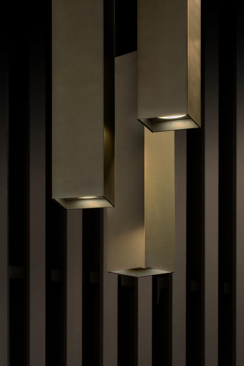 TWO LED aluminium pendant lamp