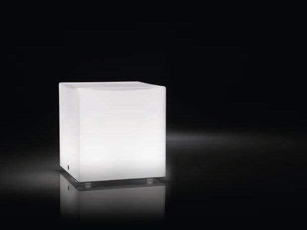 KUBIK LED blown glass table lamp