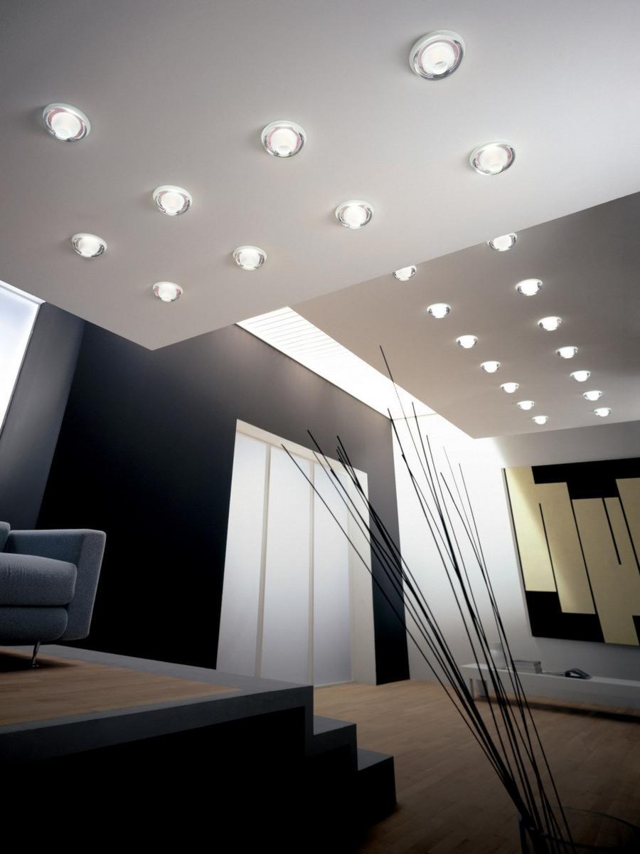 ONY I LED recessed glass spotlight for false ceiling
