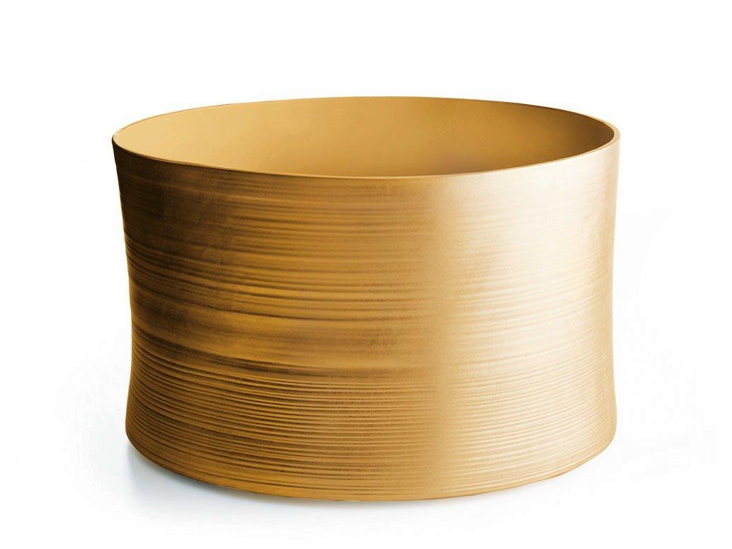 GOLD Ceramic pouf / coffee table