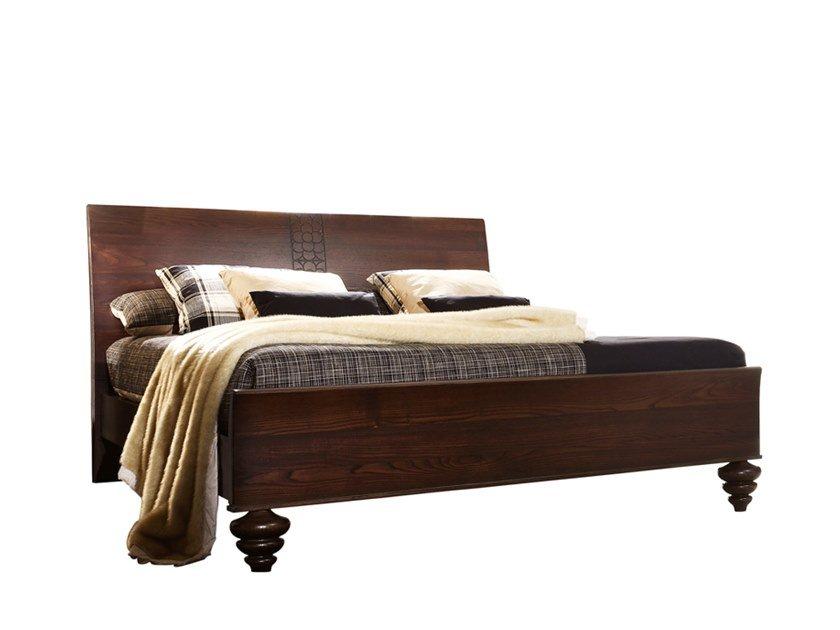 FASHION TIME Wooden double bed