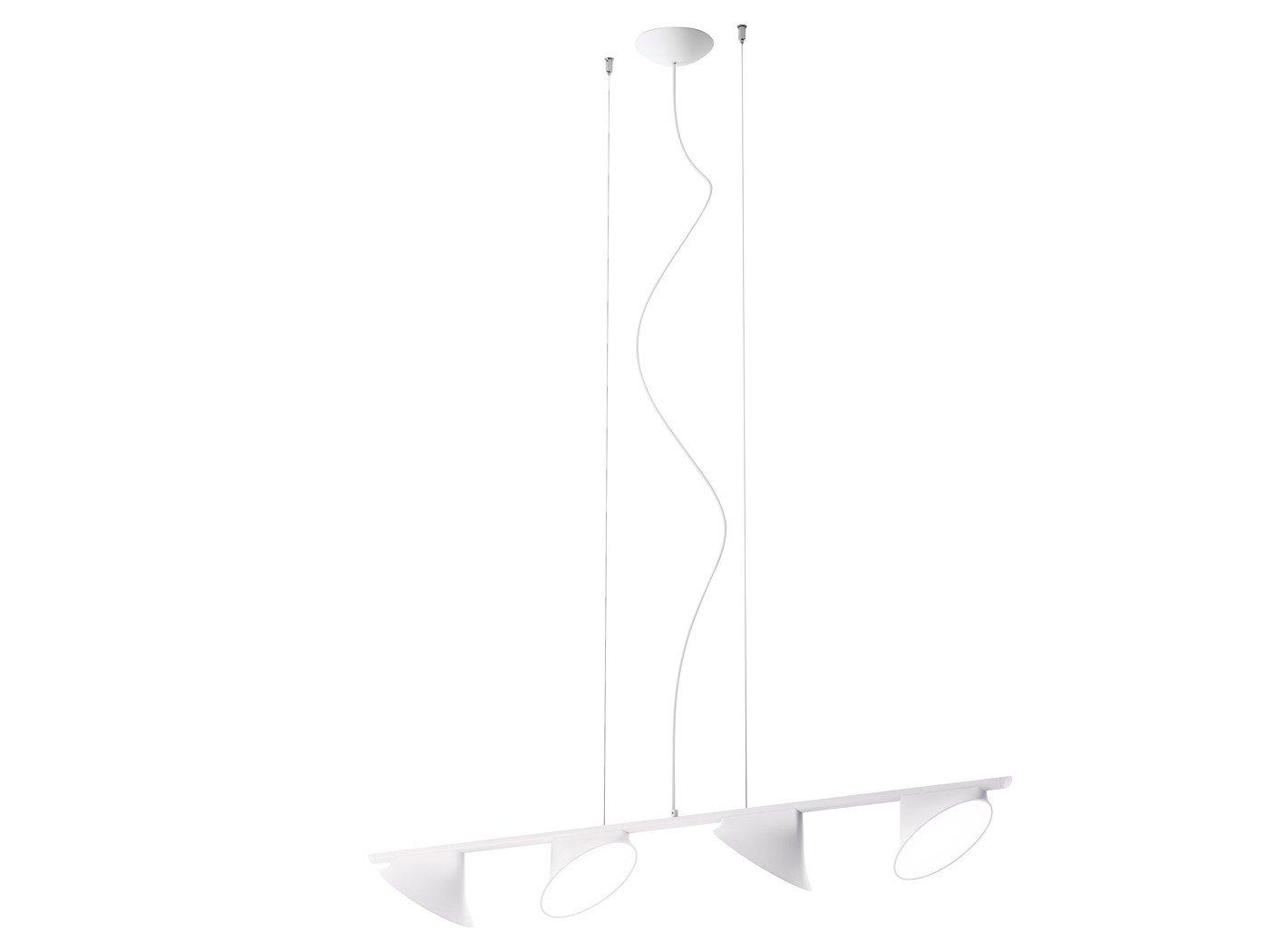 ORCHID LED direct light aluminium pendant lamp