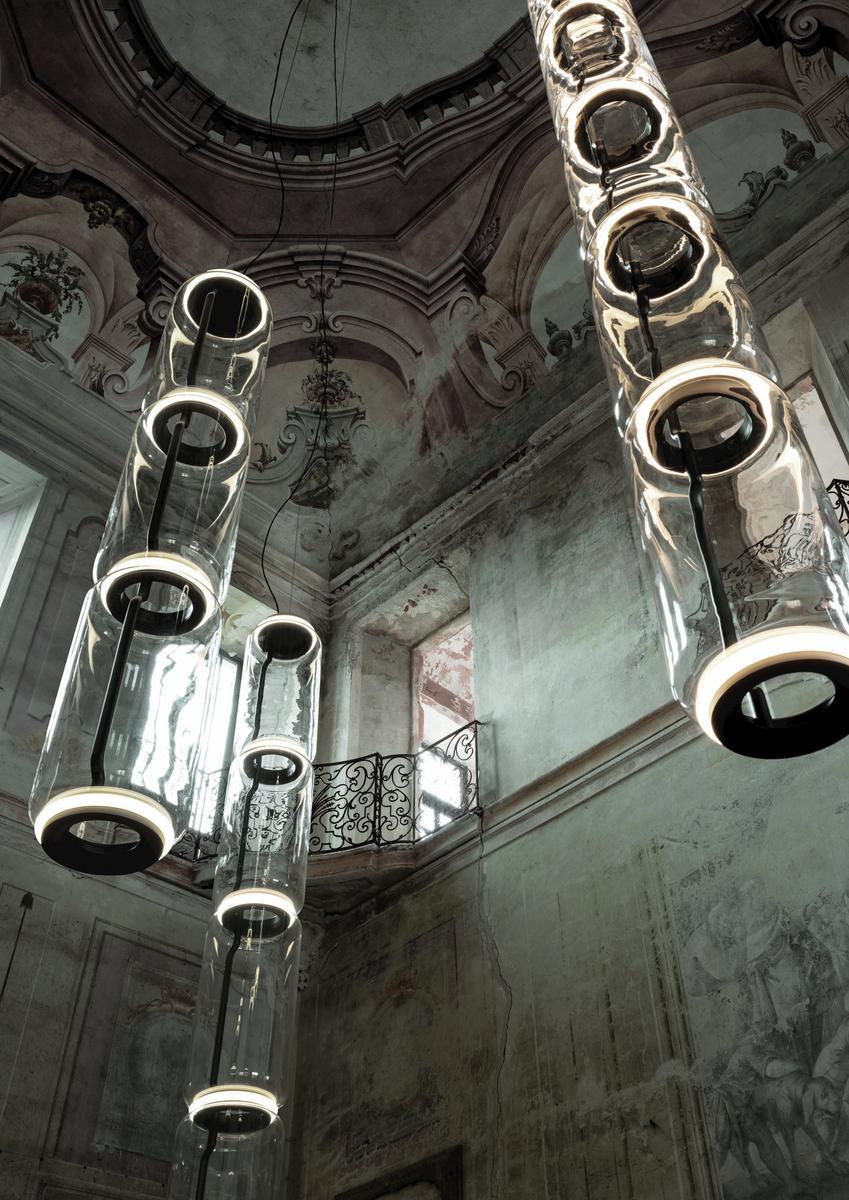 NOCTAMBULE Direct light Blown crystal pendant lamp