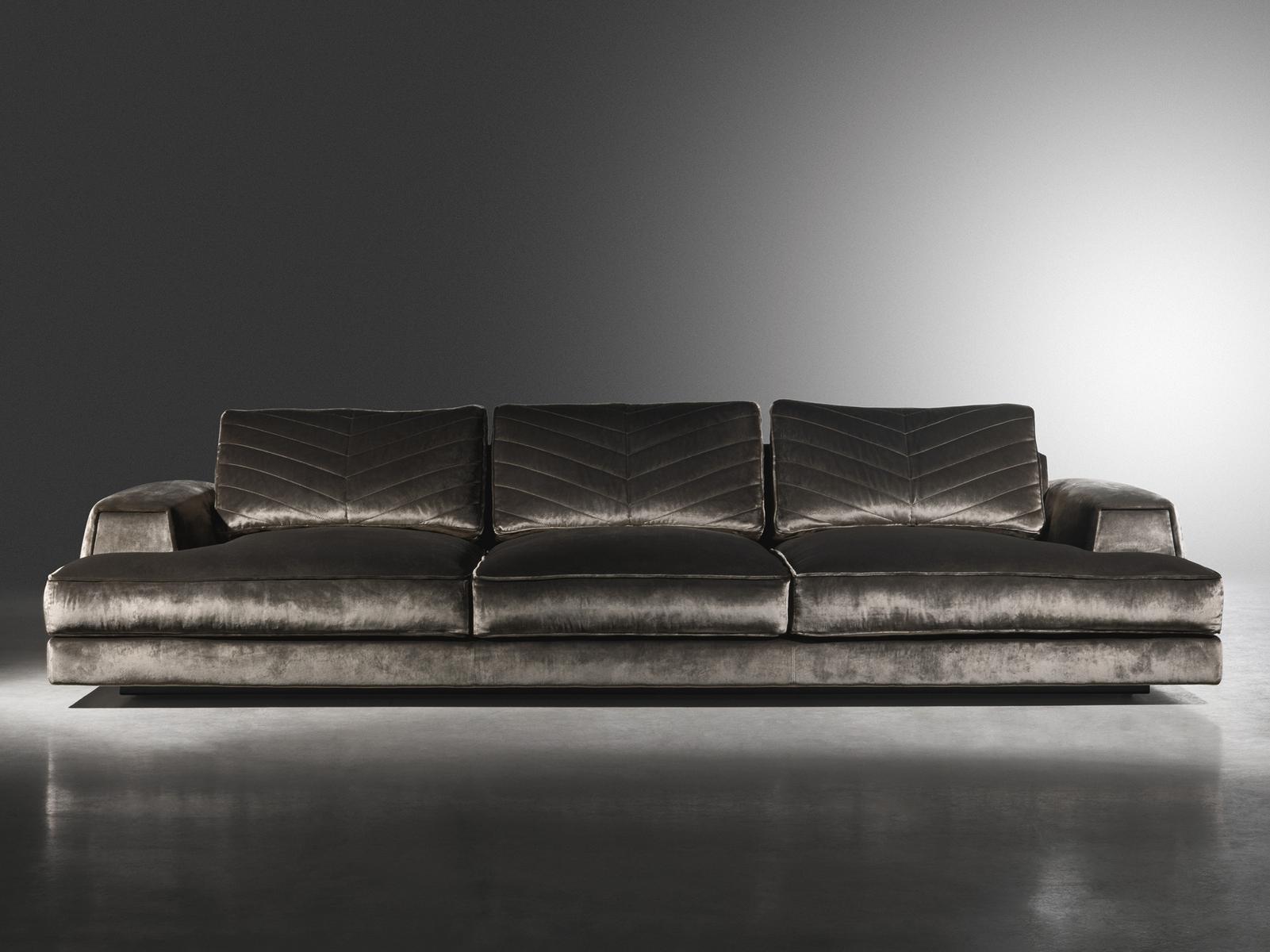 XAVIER Sectional 4 seater fabric sofa