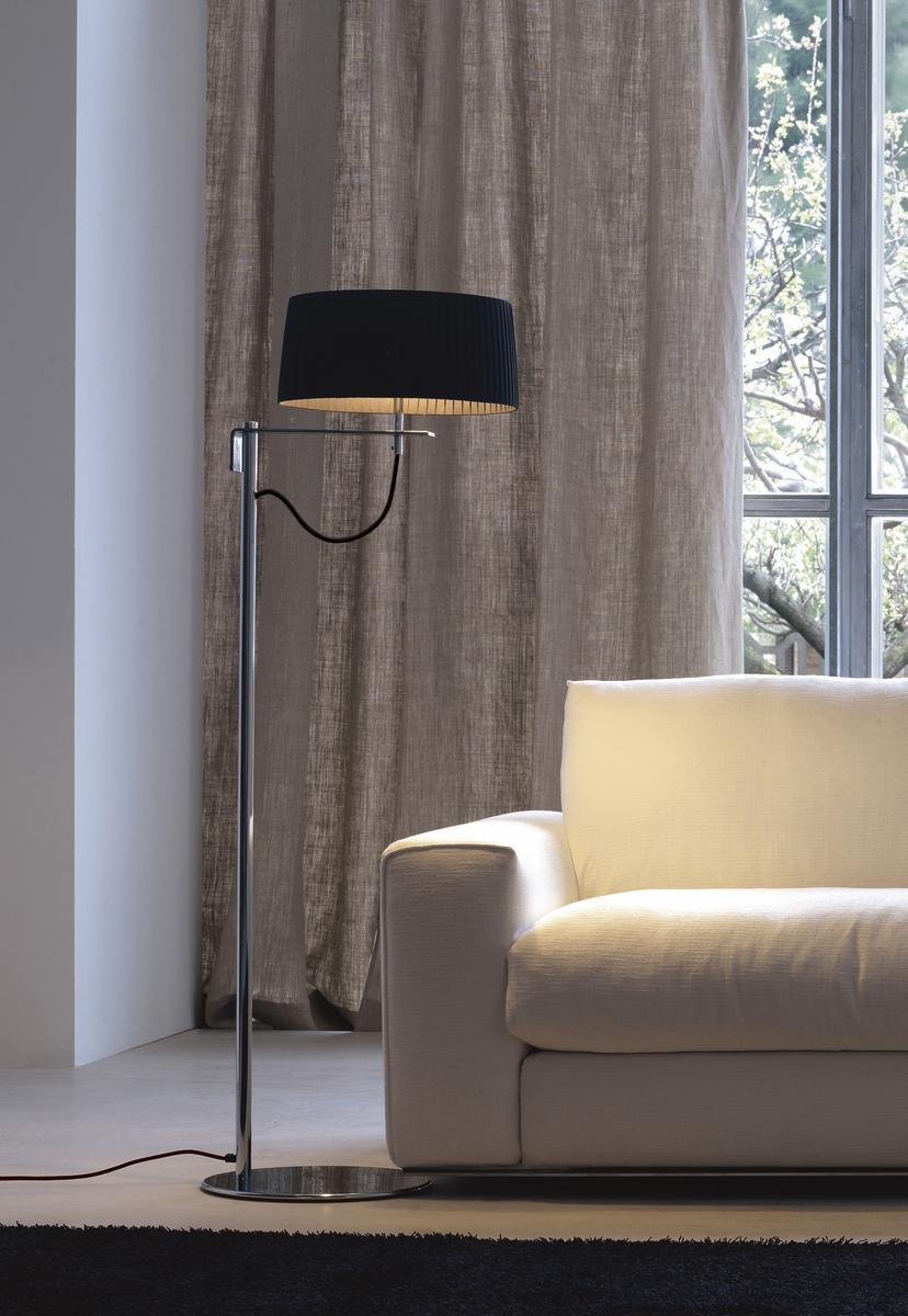 DIVINA LED fabric floor lamp