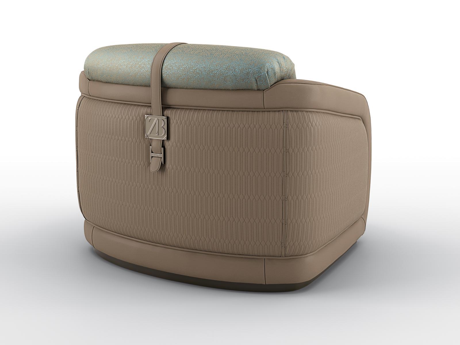 IPAZIA Fabric armchair with armrests