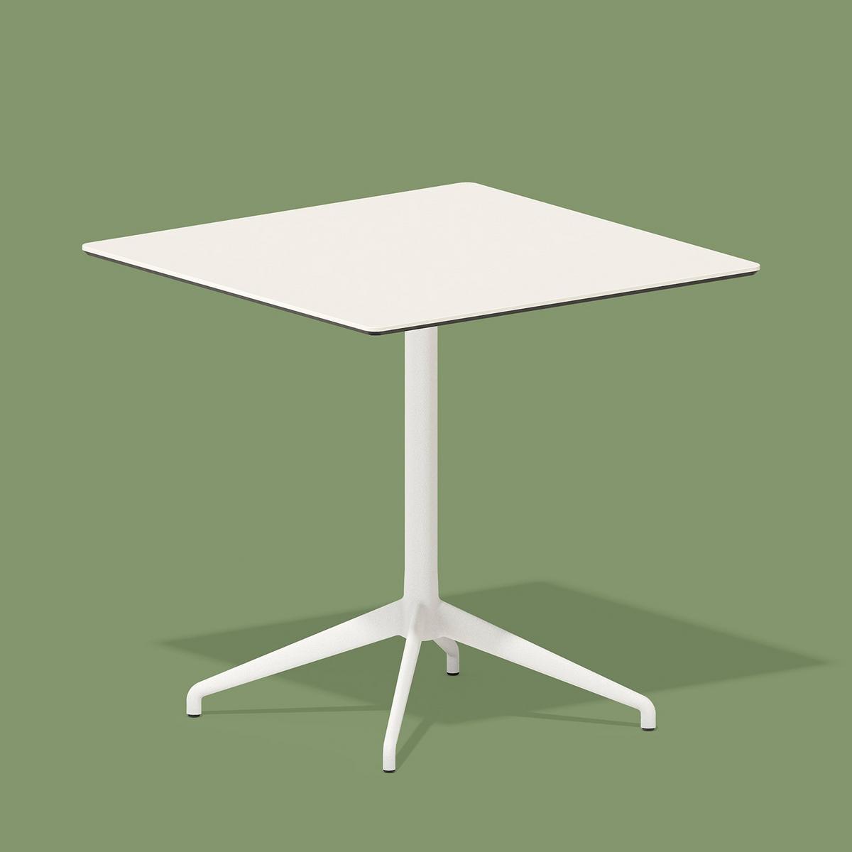ALIS Square garden table with 4-star base
