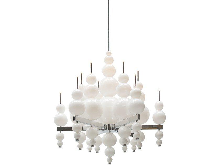 TEARS FROM MOON H12 Indirect light glass pendant lamp