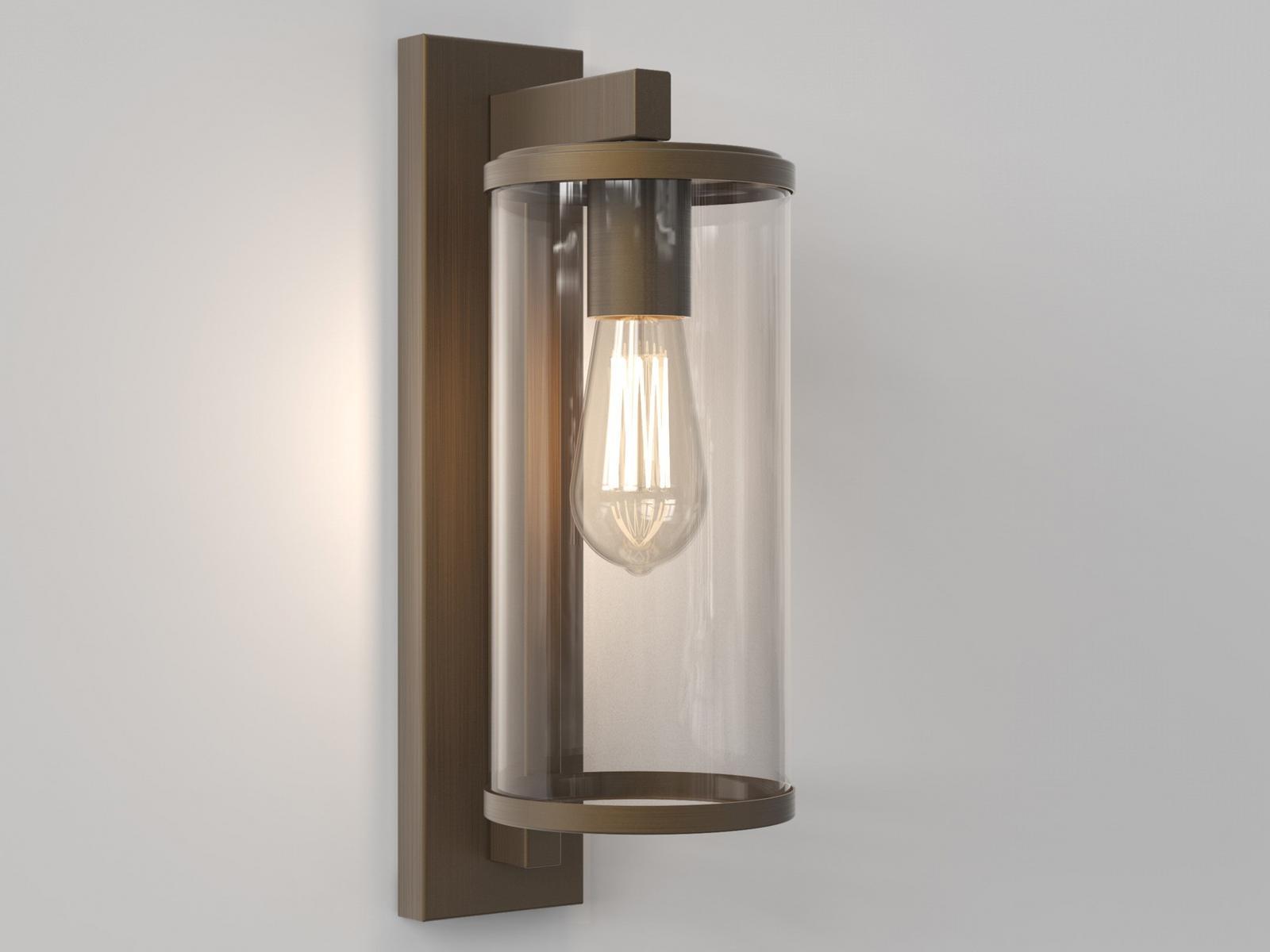 PIMLICO 400 LED Glass and Stainless Steel Outdoor wall Lamp