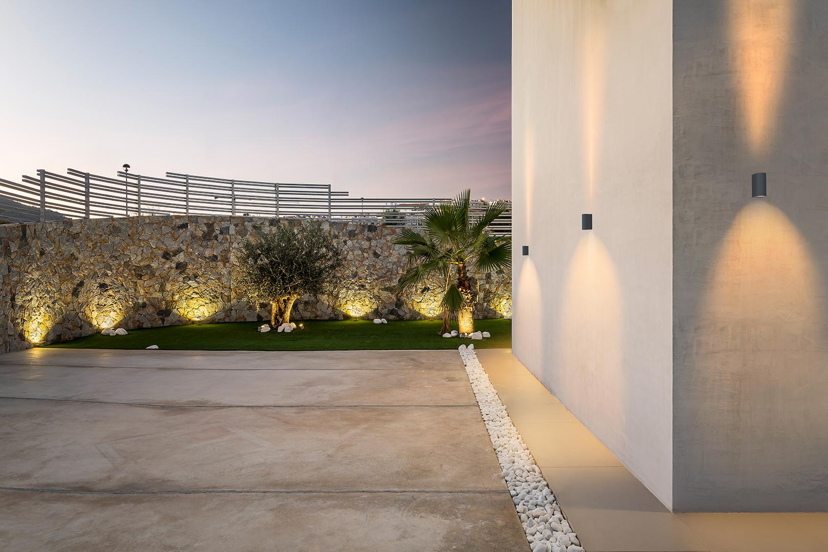 MAX LED direct-indirect light aluminium Outdoor wall Lamp