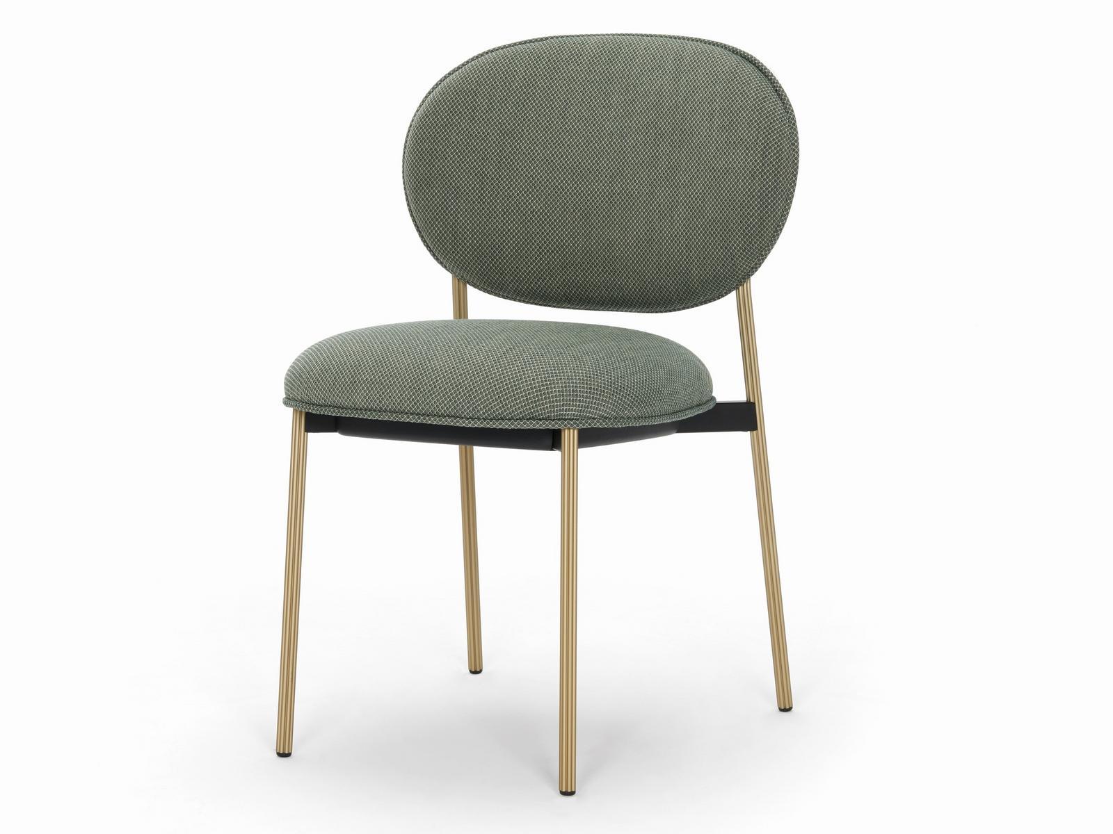 BLUME 2950 Upholstered stackable fabric chair