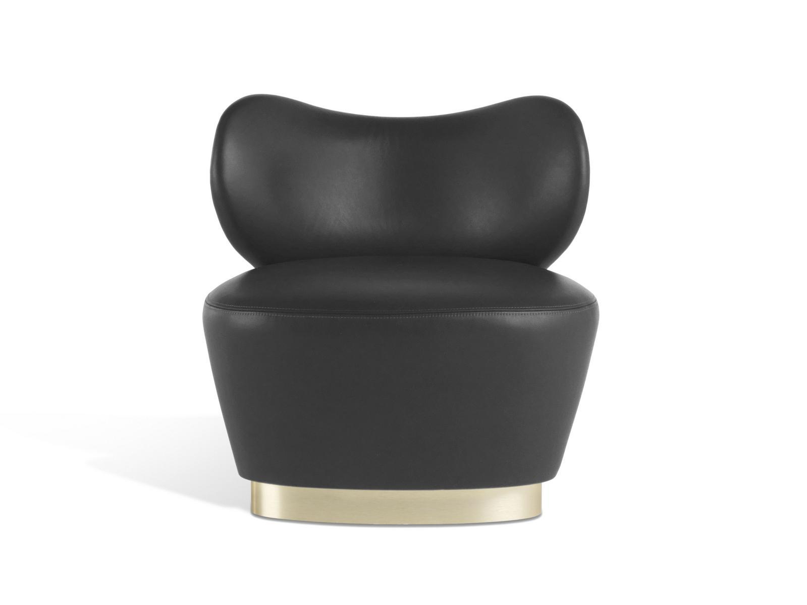 BAGLIONI Leather easy chair