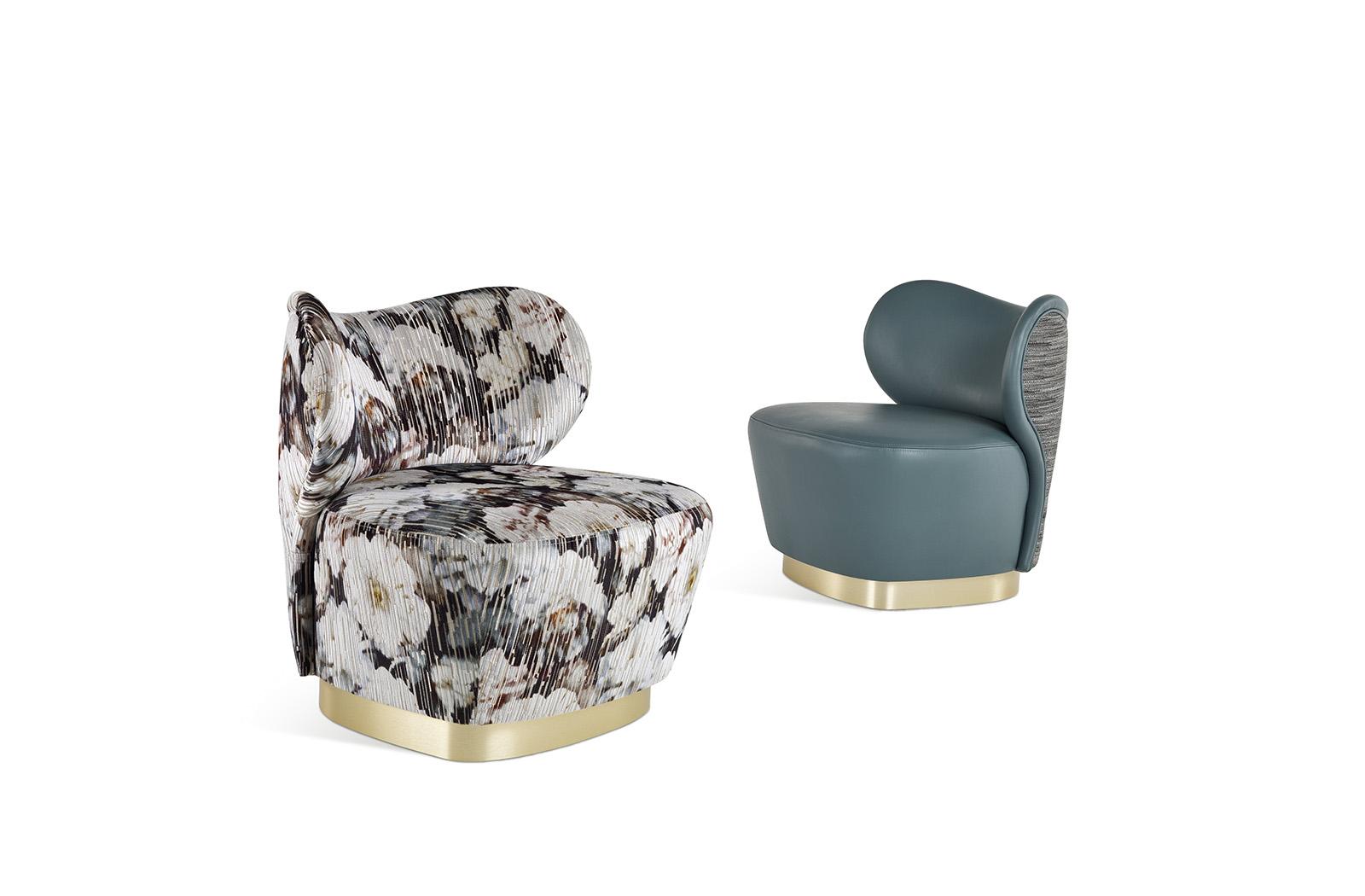 BAGLIONI Leather easy chair