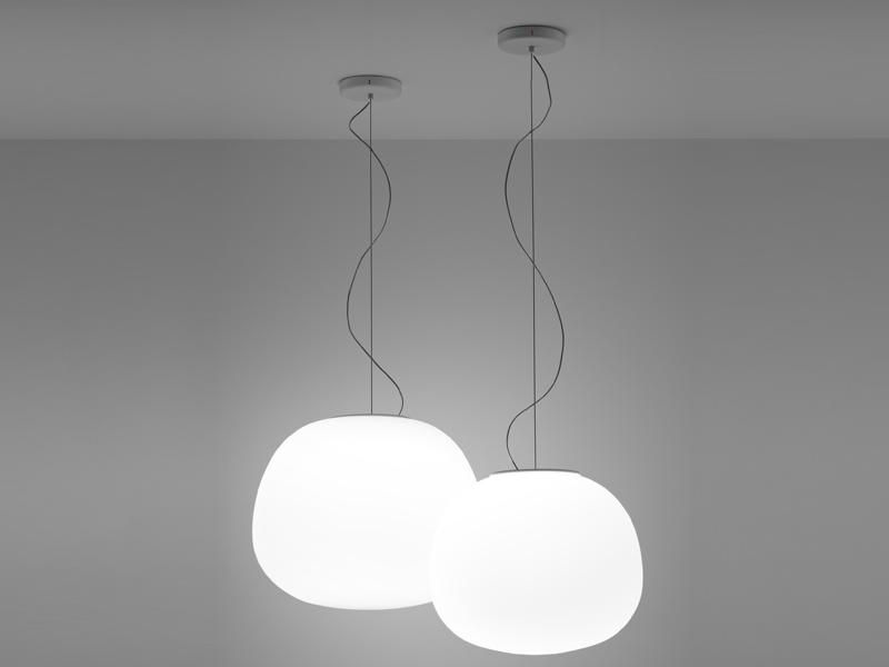 LUMI MOCHI Blown glass pendant lamp