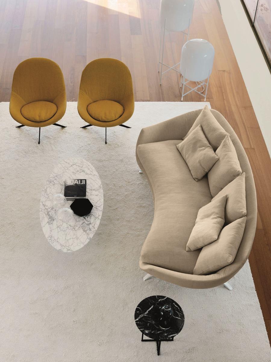 SOOR Armchair with 4-spoke base