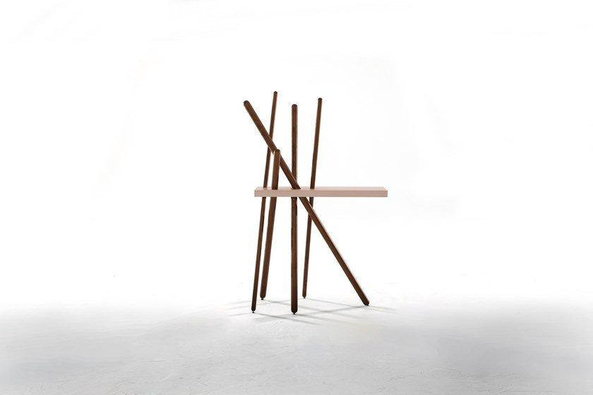 WOOD Wooden console table / coat rack