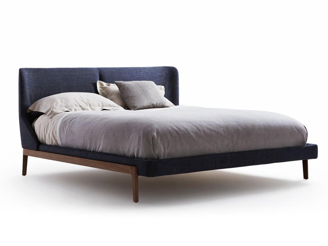 FULHAM Double bed with upholstered headboard