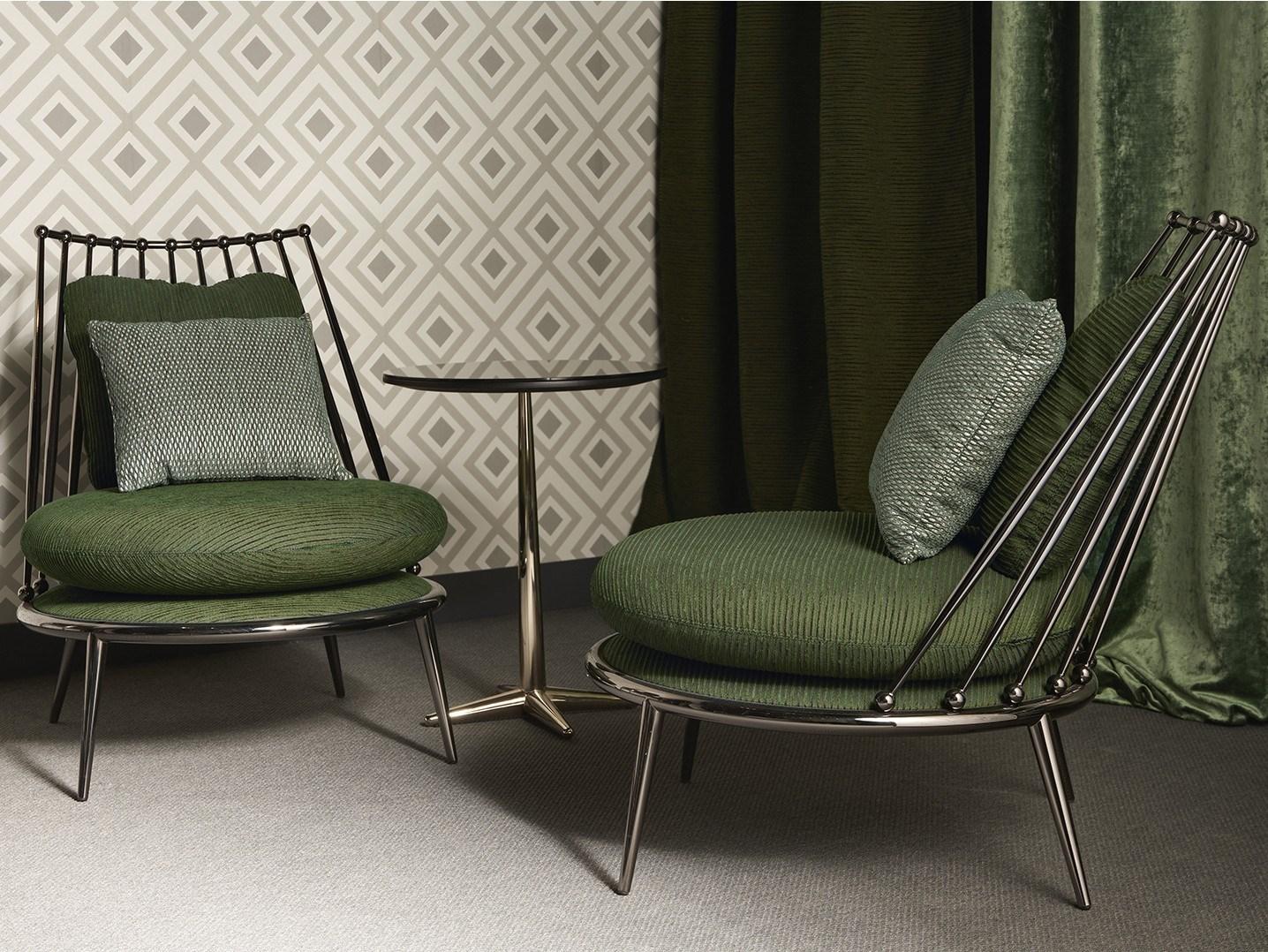AURORA Metal armchair