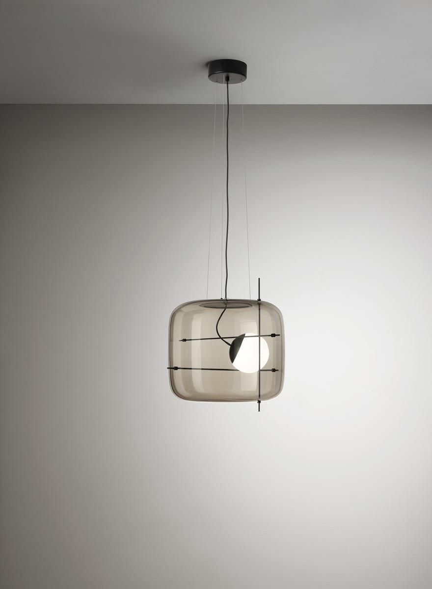 PLOT LED direct light blown glass pendant lamp