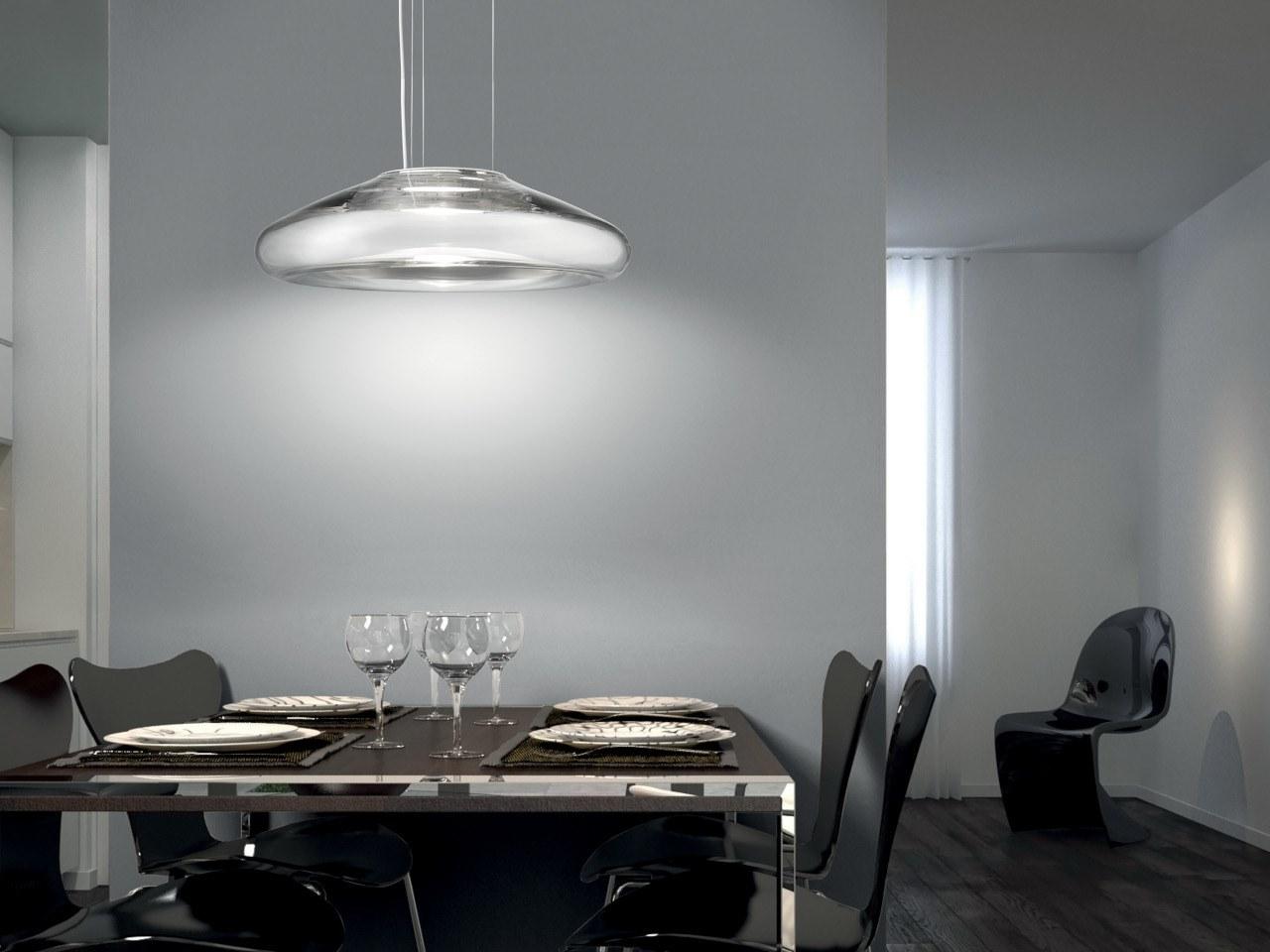 KEYRA S60 LED blown glass pendant lamp