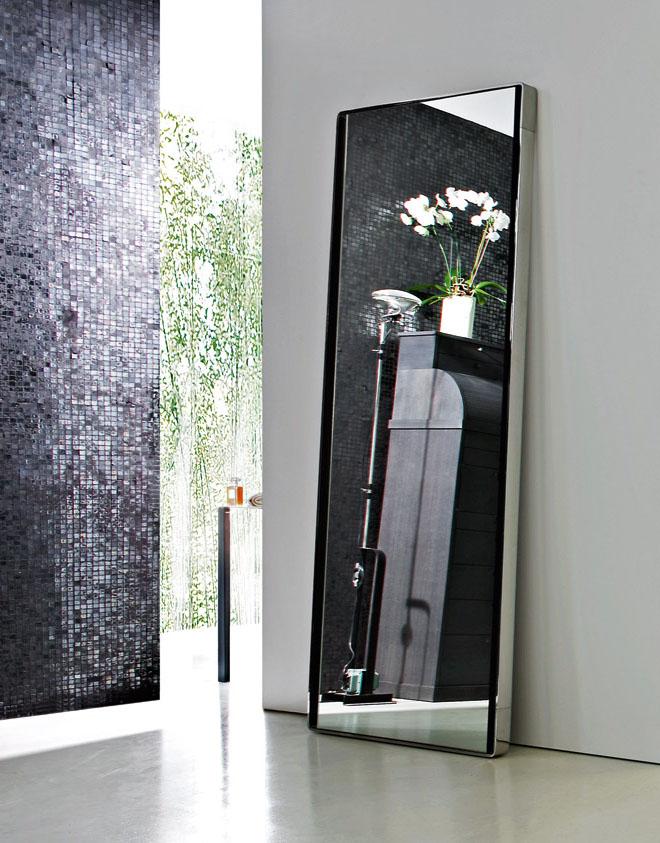 DOMINO Freestanding rectangular mirror