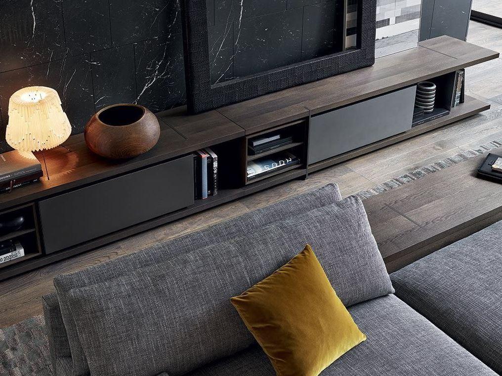 BRISTOL Wood veneer sideboard