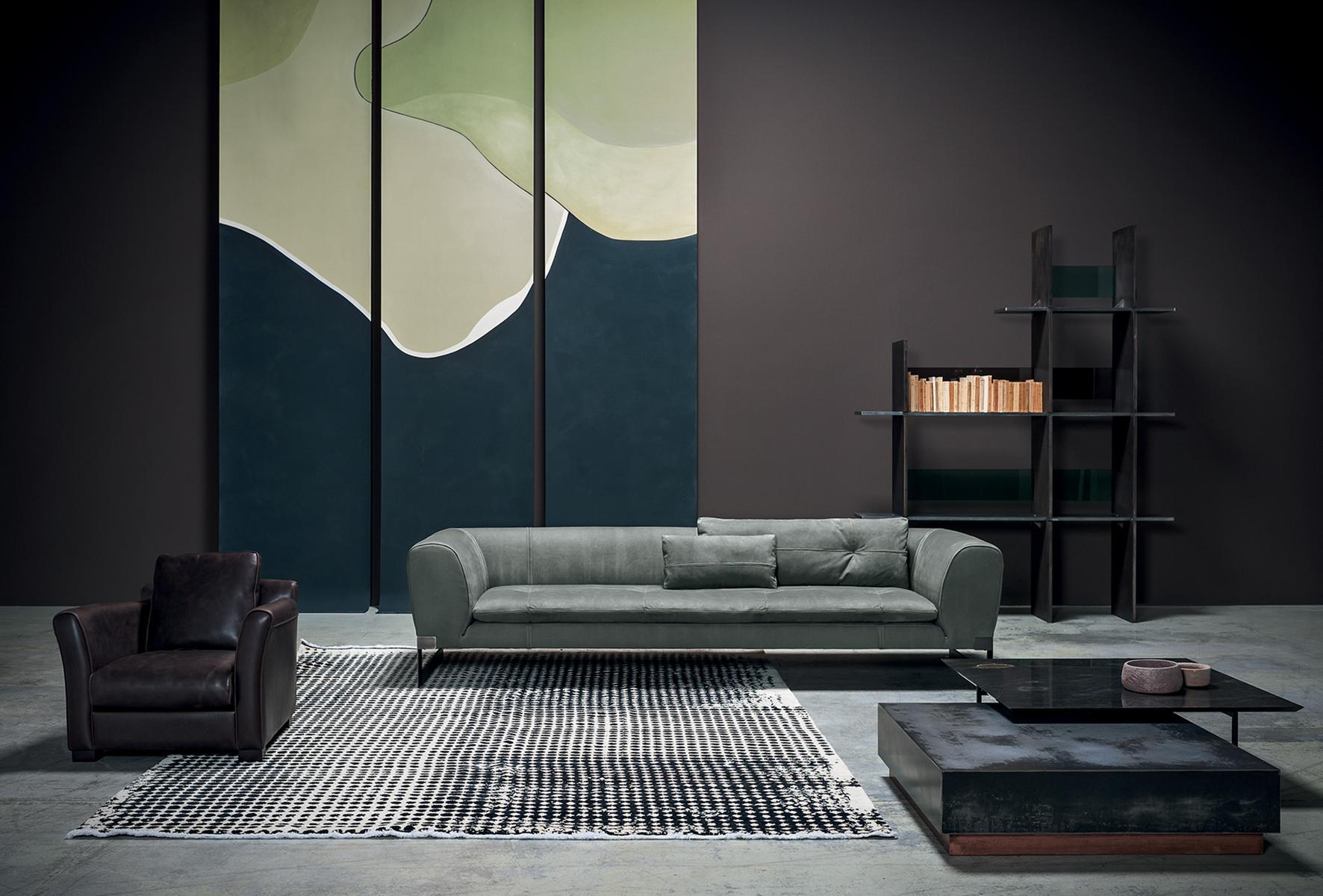 LOREN Low square coffee table