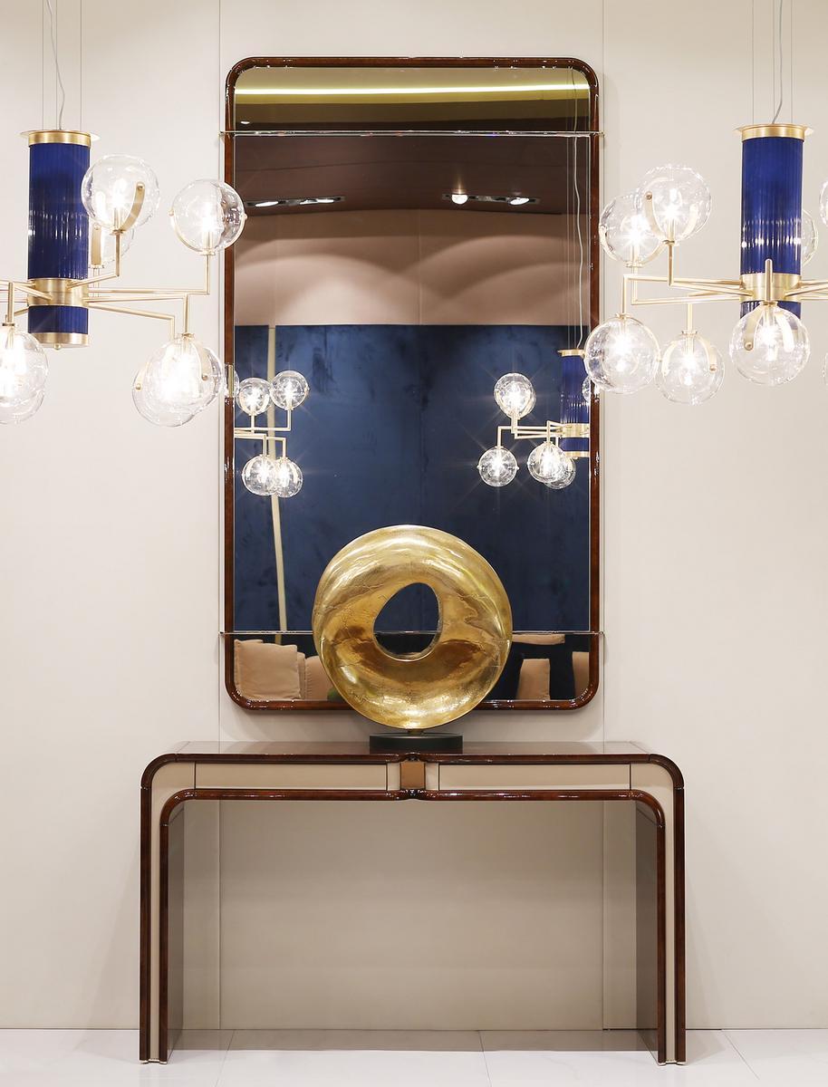 MADISON Rectangular wall-mounted framed mirror