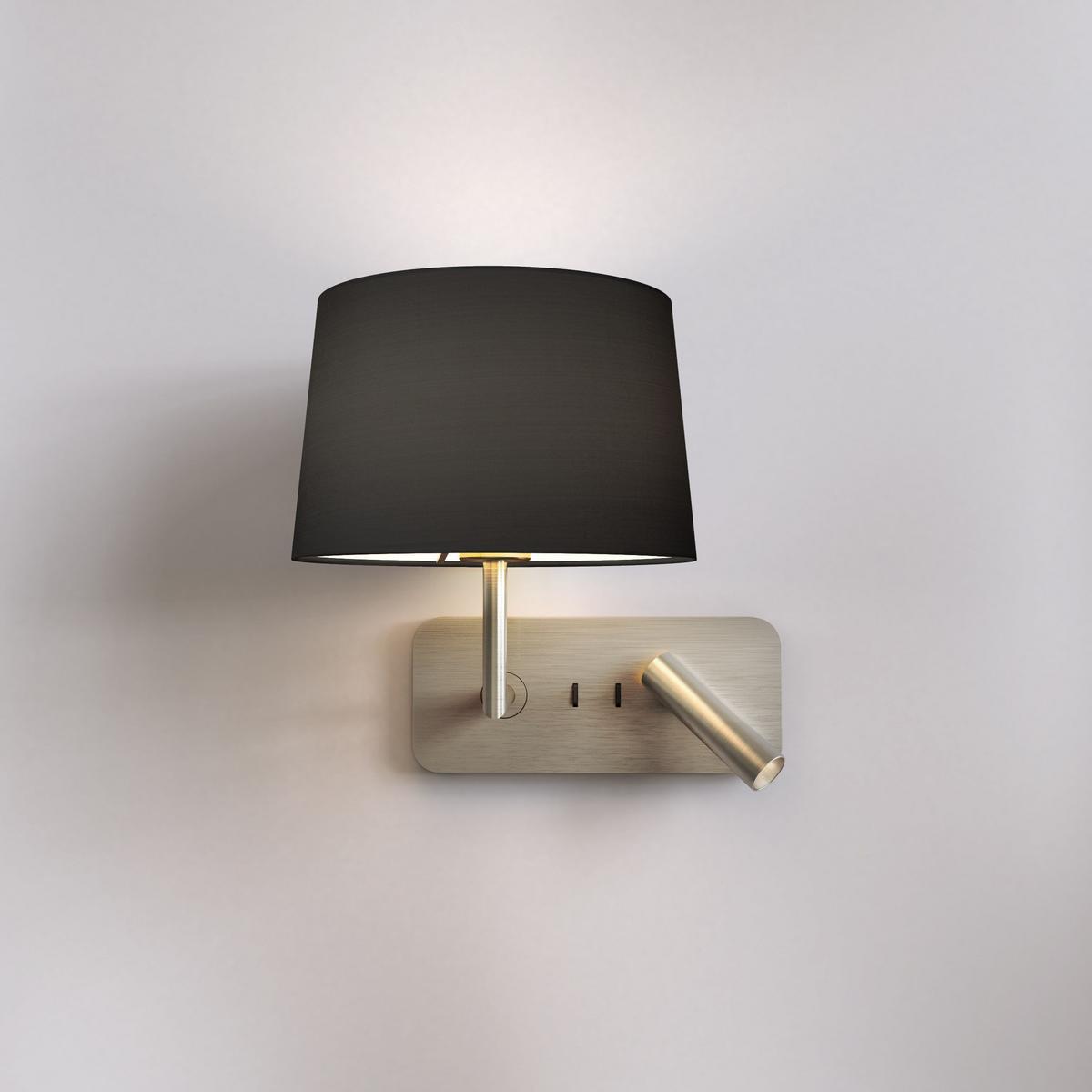 SIDE BY SIDE GRANDE USB LED metal reading lamp with USB