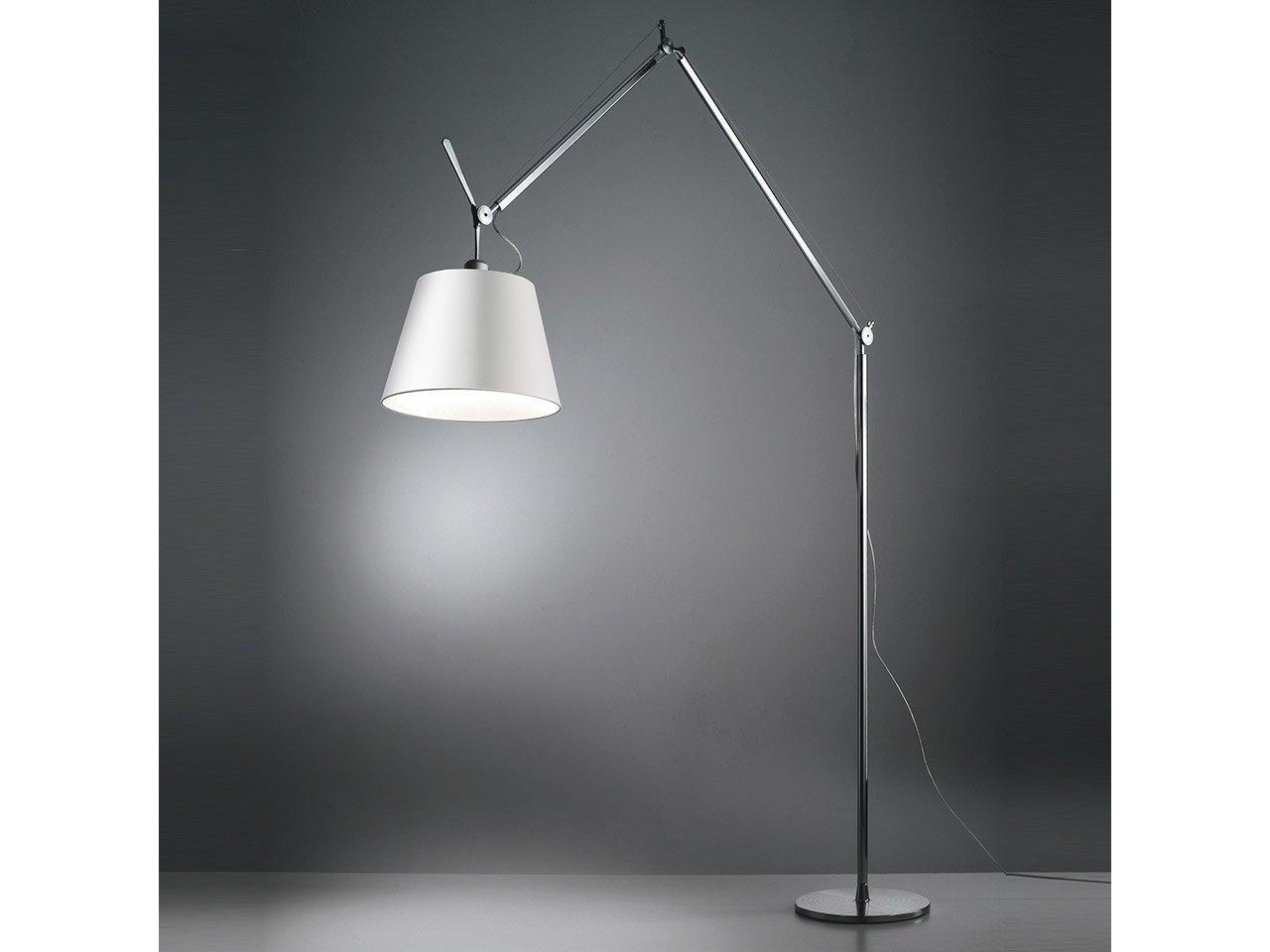 TOLOMEO MEGA FLOOR Satin floor lamp